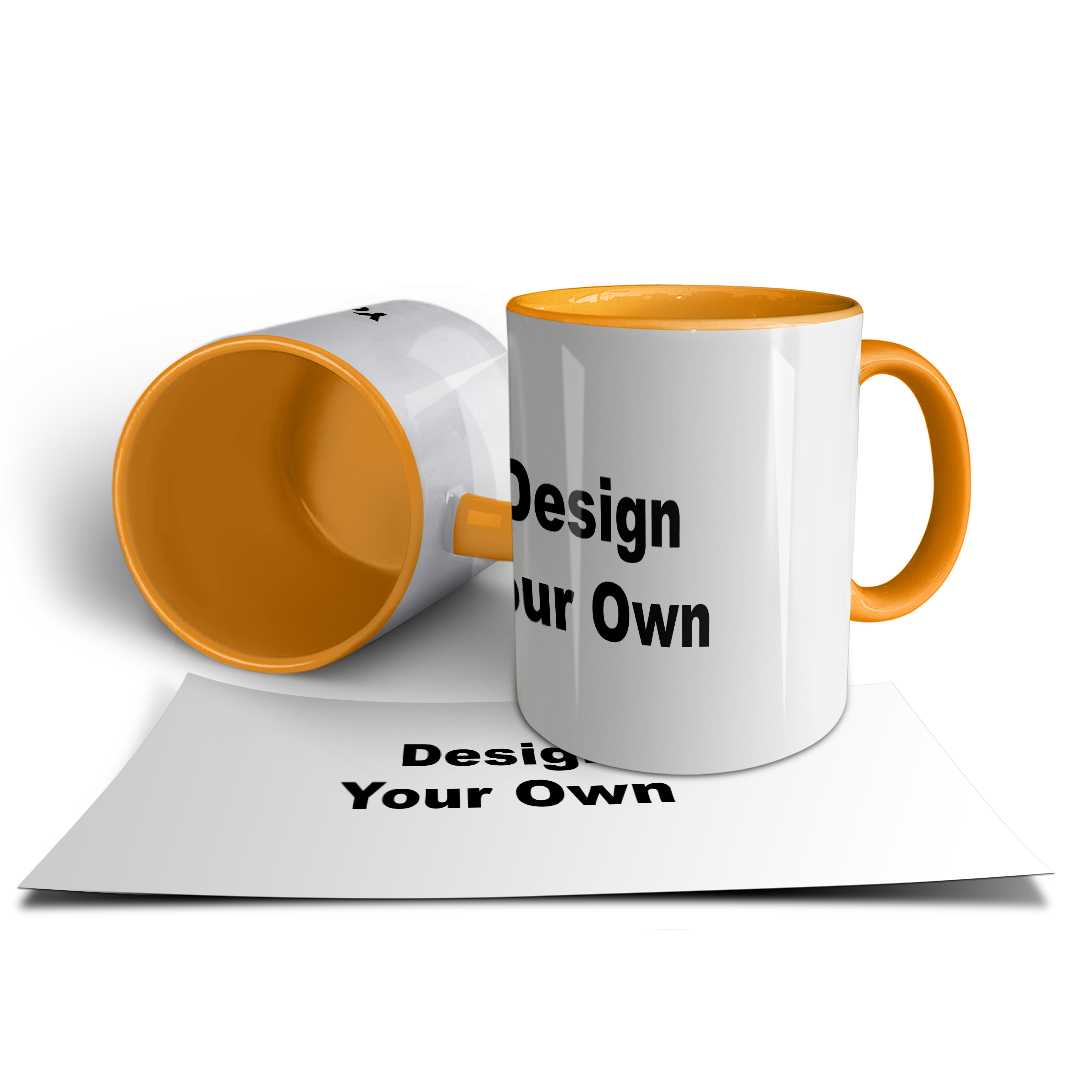 Design Your Own Mug – Custom Photo & Text Print | Multi-Color Options