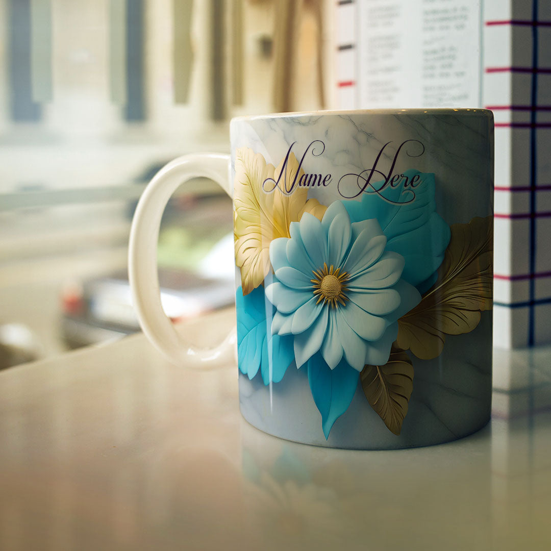 Bouquet Flowers Art Mug