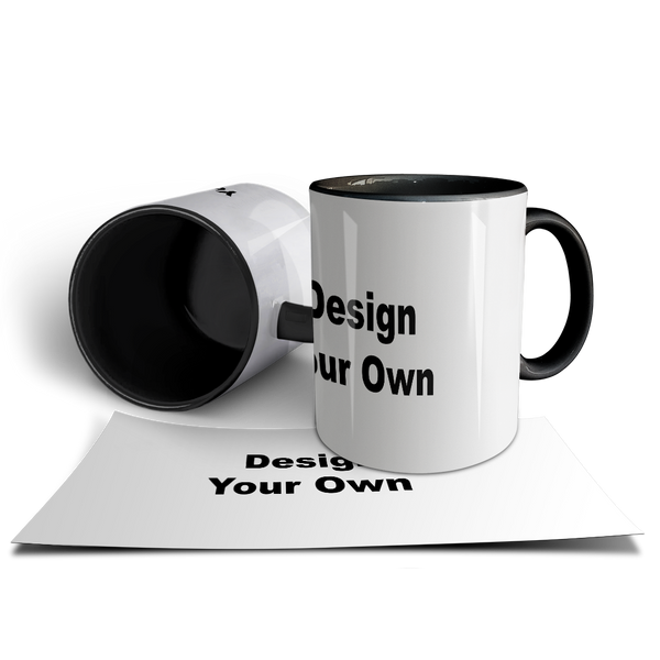 Design Your Own Mug – Custom Photo & Text Print | Multi-Color Options