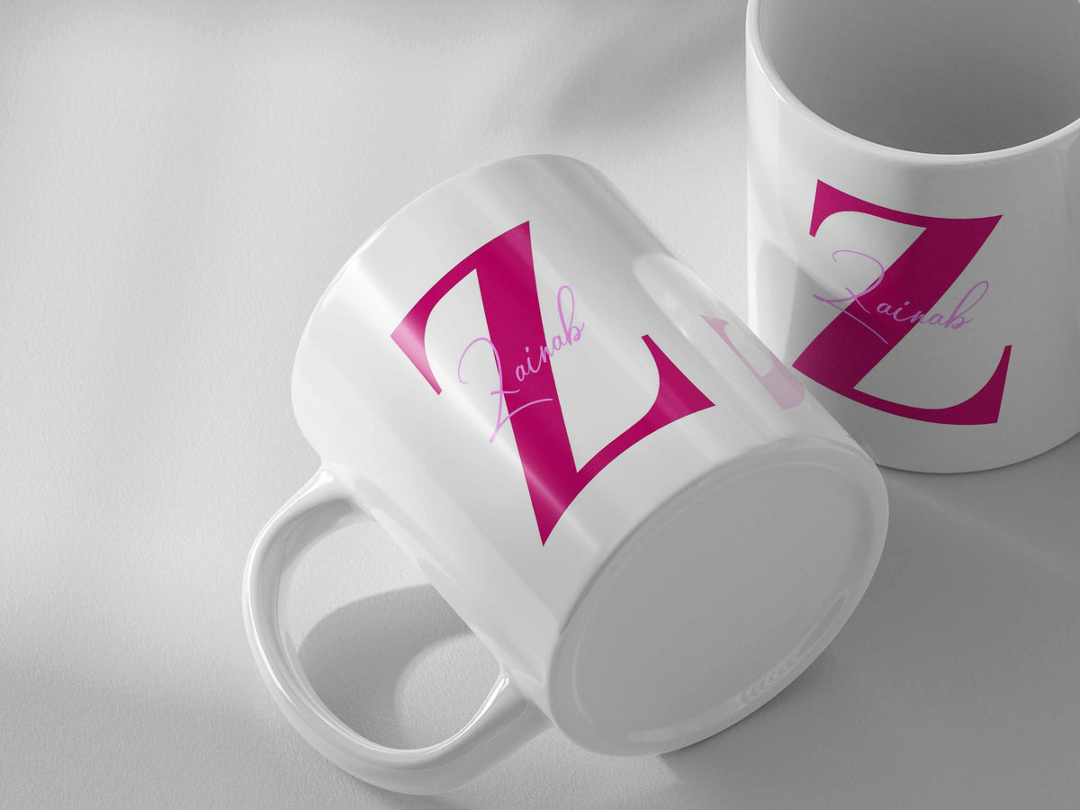 Alphabet Initial Name Mug