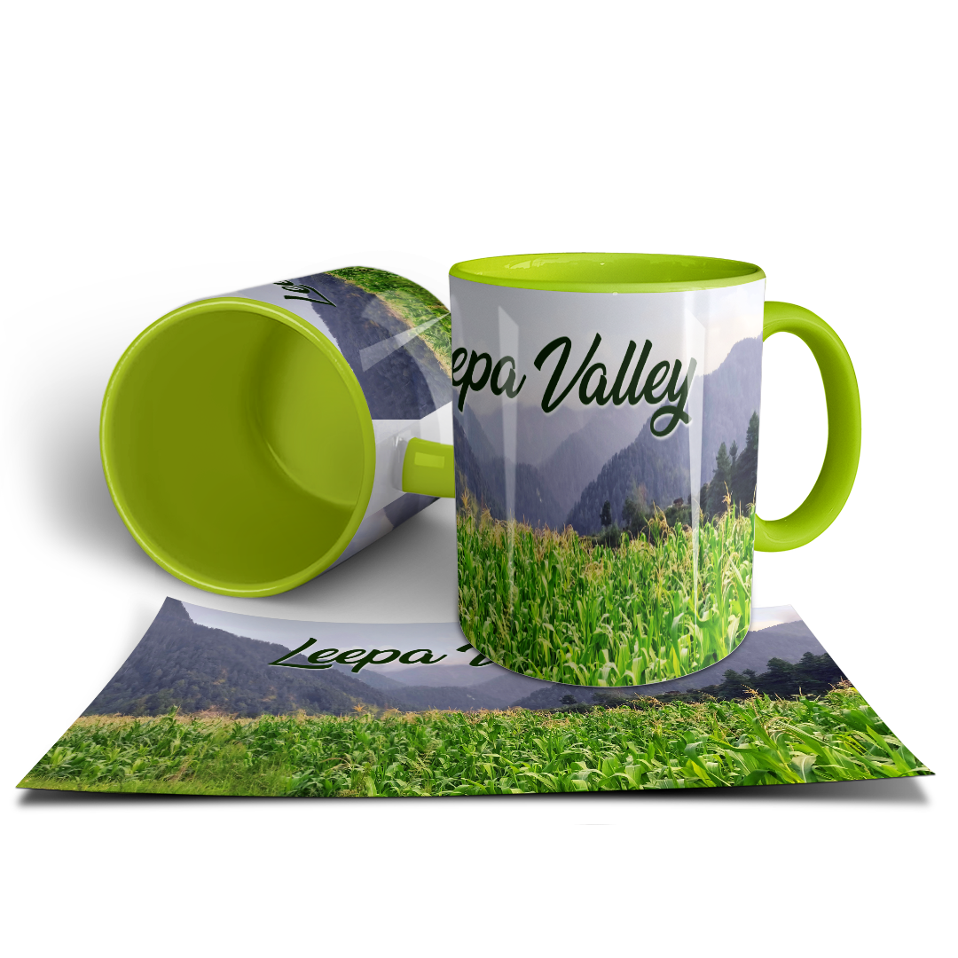 Leepa Valley - Azad Kashmir – Scenic Mug (with Location QR)