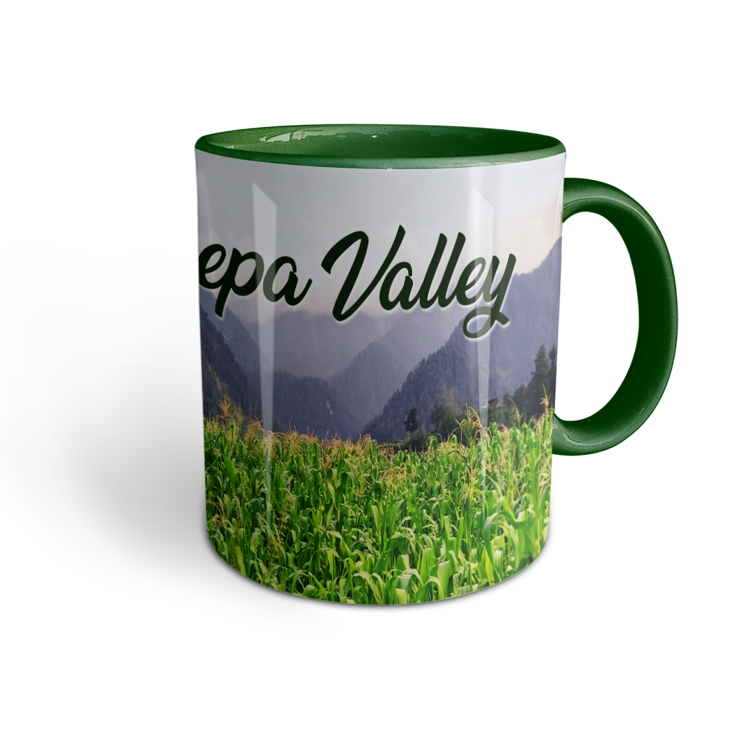 Leepa Valley - Azad Kashmir – Scenic Mug (with Location QR)