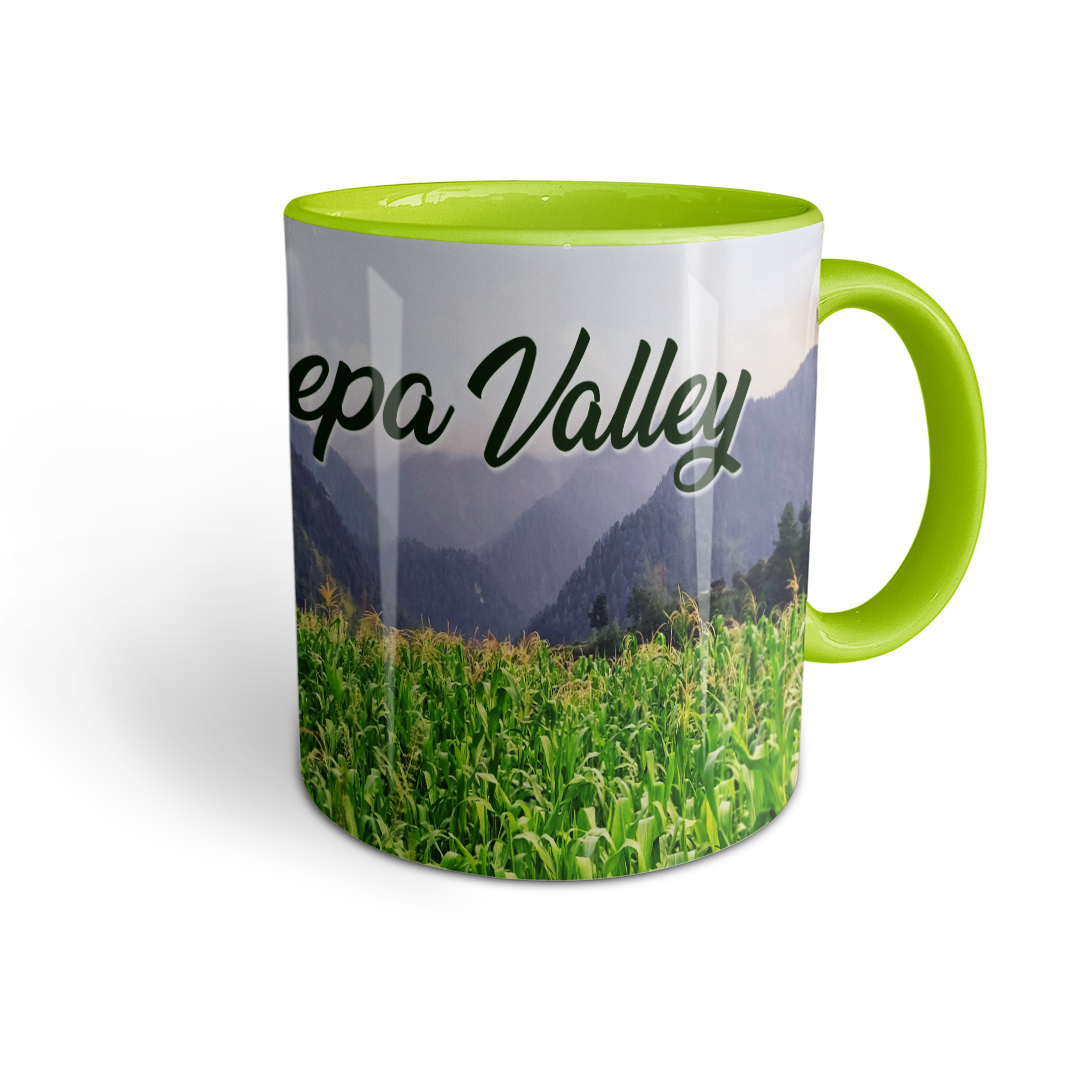 Leepa Valley - Azad Kashmir – Scenic Mug (with Location QR)