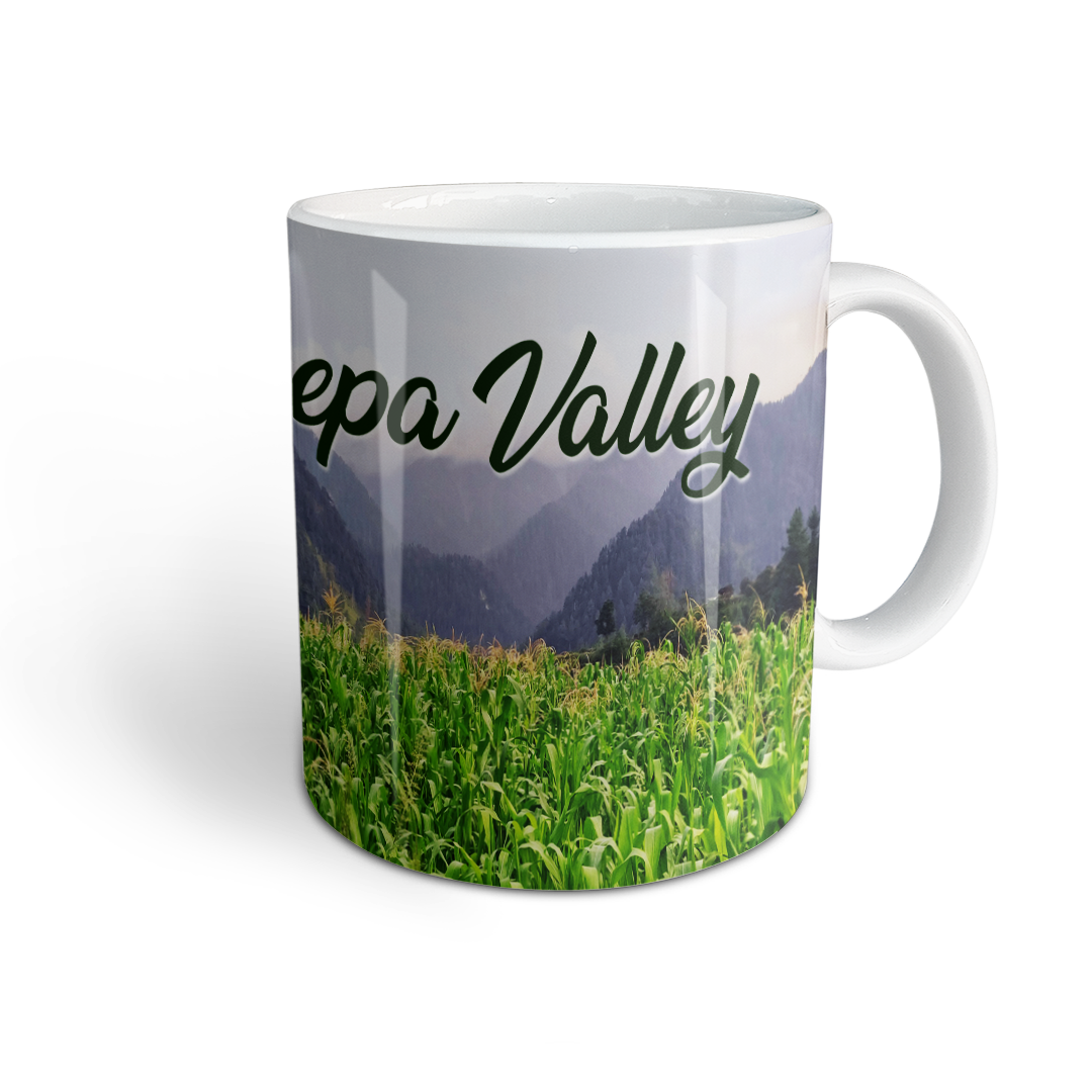 Leepa Valley - Azad Kashmir – Scenic Mug (with Location QR)