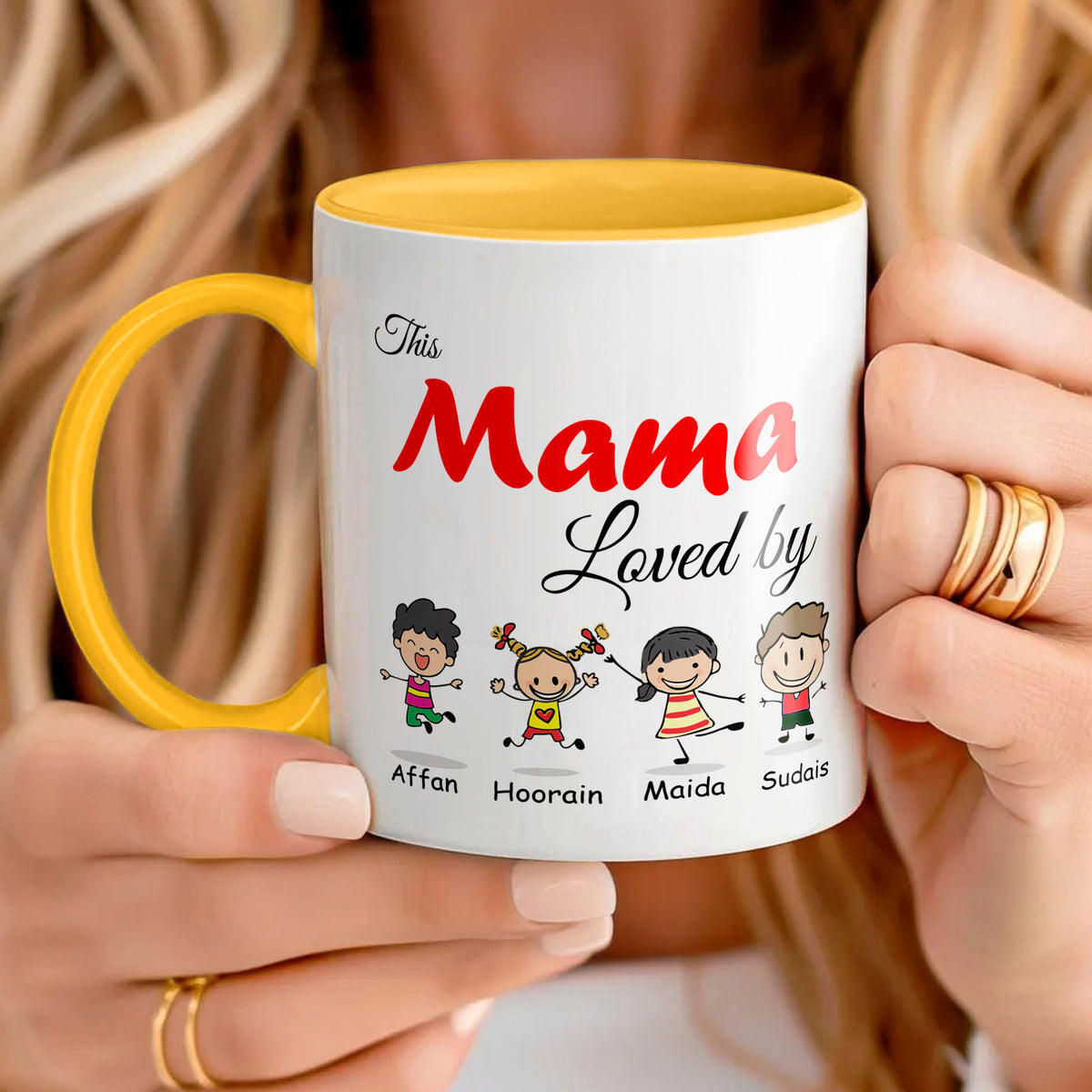This Mama Loved by - Family Mug