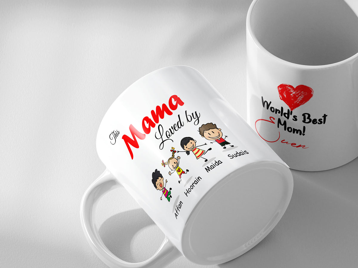 This Mama Loved by - Family Mug