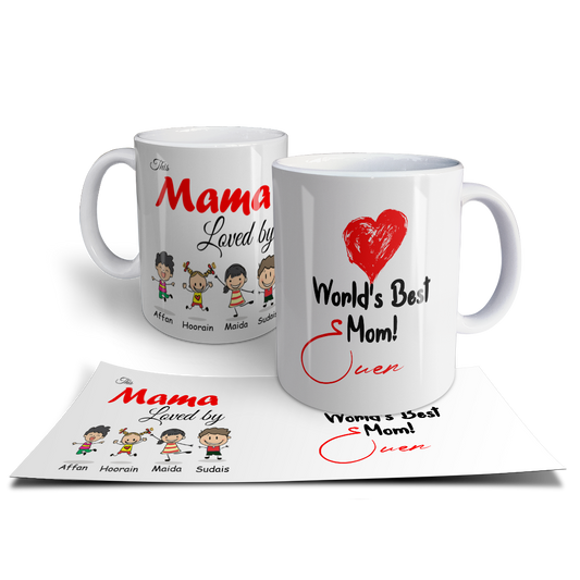 This Mama Loved by - Family Mug